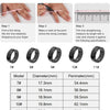 2025 Upgrade Smart Ring Health Tracker for Men Women - IP68 Waterproof Fitness Ring with Sleep Tracker/Heart Rate/Blood Oxygen/Steps/Distance/Calories,Air Shutter,Charging Case up to 7-Day, Silver #10