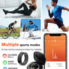 2025 Upgrade Smart Ring Health Tracker for Men Women - IP68 Waterproof Fitness Ring with Sleep Tracker/Heart Rate/Blood Oxygen/Steps/Distance/Calories,Air Shutter,Charging Case up to 7-Day, Silver #10