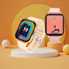 Smart Fitness Tracker Watch for Android/Ios - IP68, Heart Rate/Blood Oxygen/Sleep Monitoring, 8 Sports Modes, Breath Training, Weather Updates - 1.69-Inch Display for Men and Women (Rose Gold)
